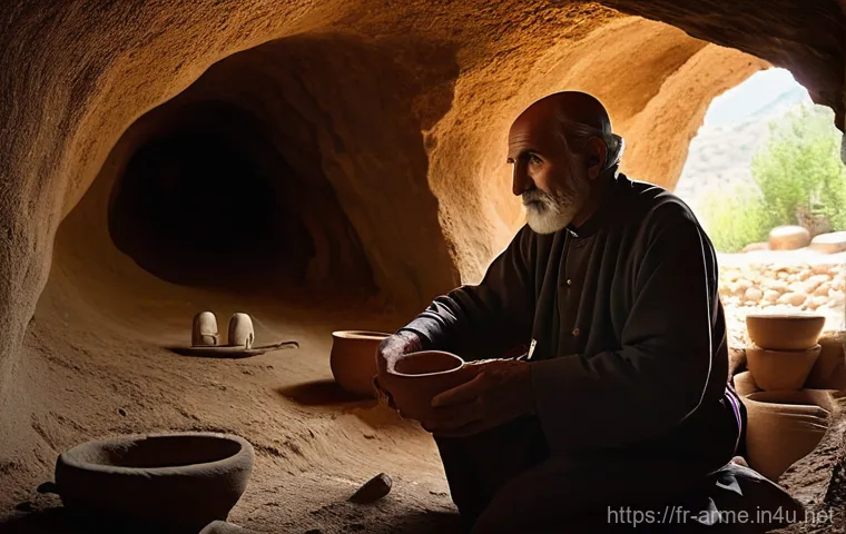 아르메니아 와인 브랜드 추천 - **Ancient Armenian Winemaker in Areni-1 Cave:** A wise, elderly Armenian winemaker, with a deeply li...